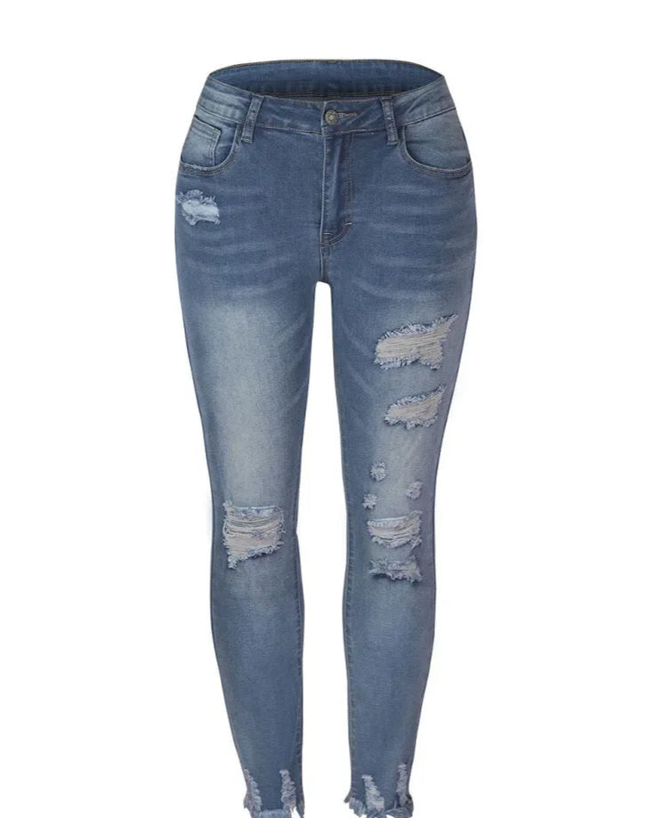 Skinny Jeans Streetwear Pants Pencil