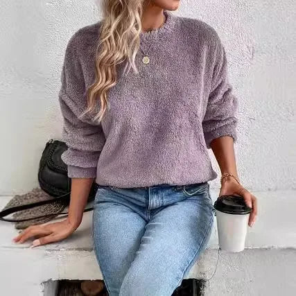 Pullover Casual Double-sided Velvet Loose Sweater