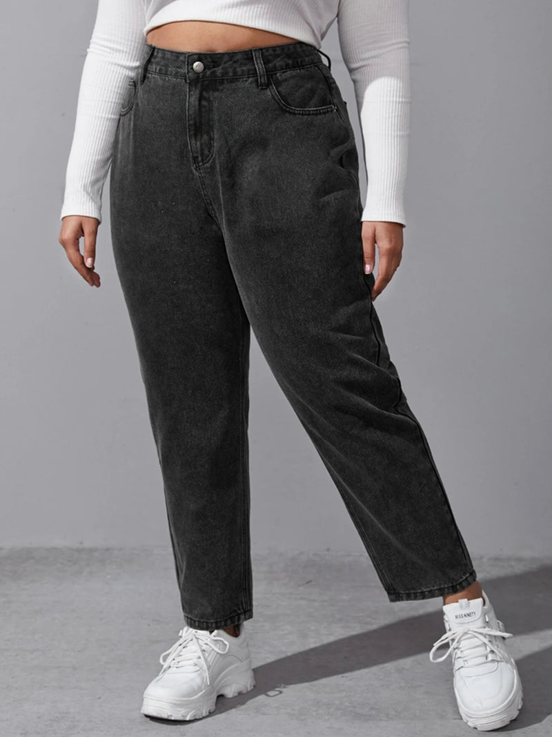 Plus Size Washing loose stretchy pant