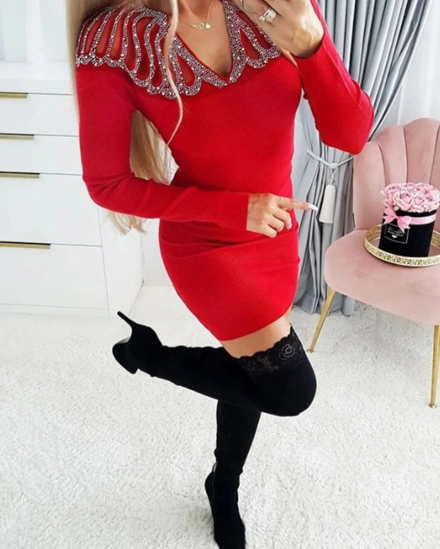 Dress Fashion Elegant Party Night Sexy Glitter