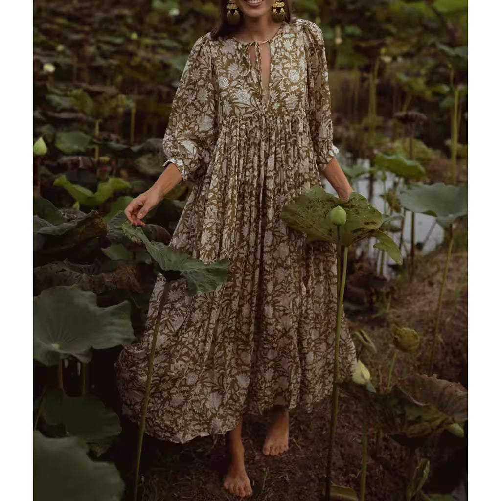 Floral Boho Maxi Dress