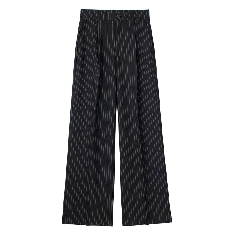 Formal Pants Office Wear Striped