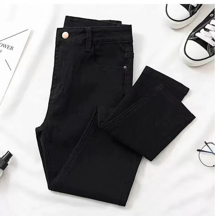 Elastic Pencil Slim Fit Casual Skinny Denim  Women Jeans