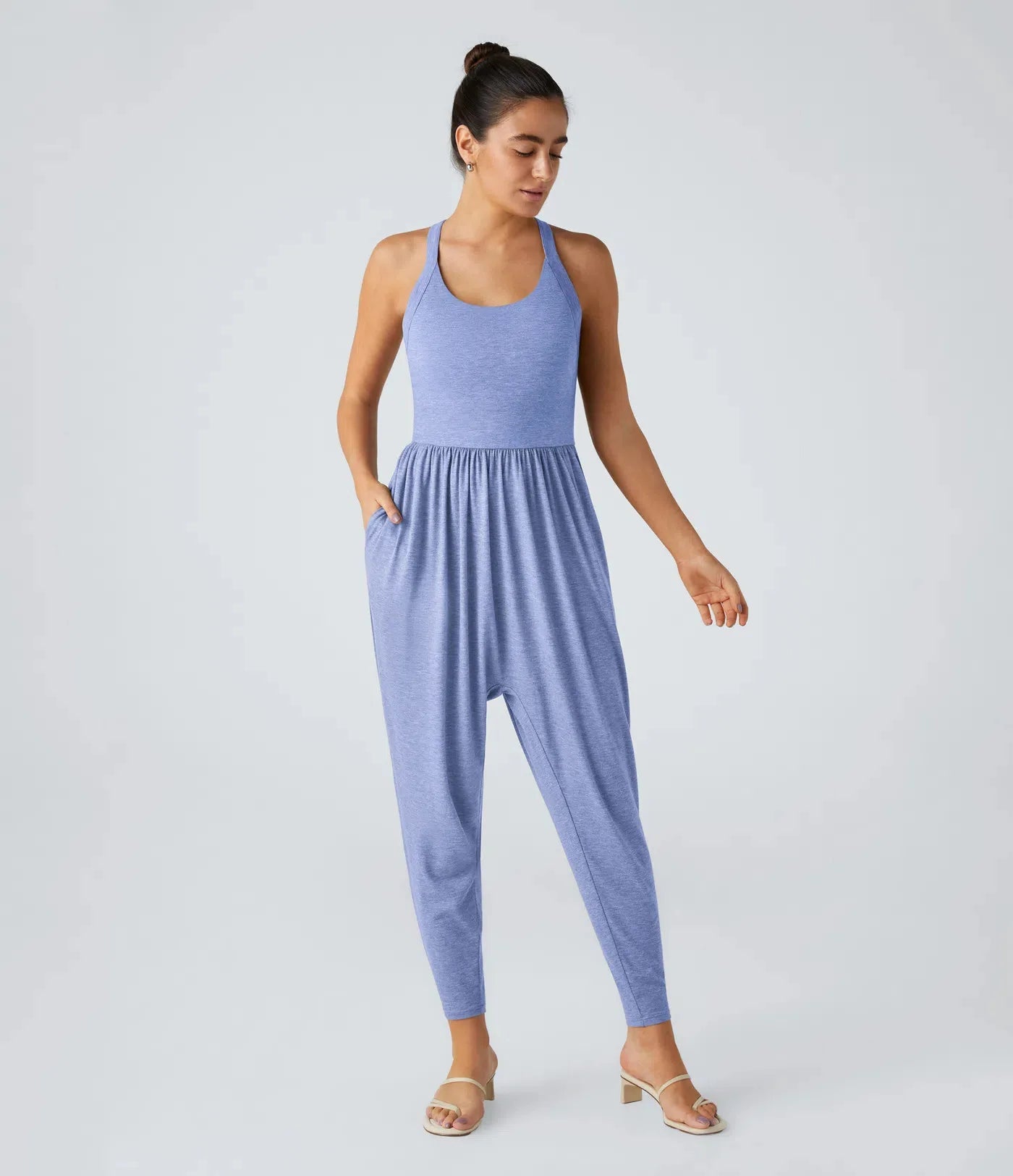 Elegant High Waist Romper for Casual Chic Style