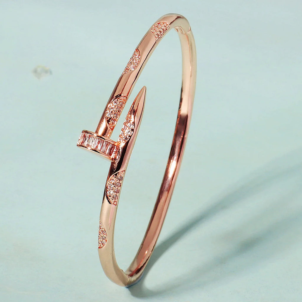 Female Brand Nail Trendy Bracelet Zircon Screw - Additional View 11