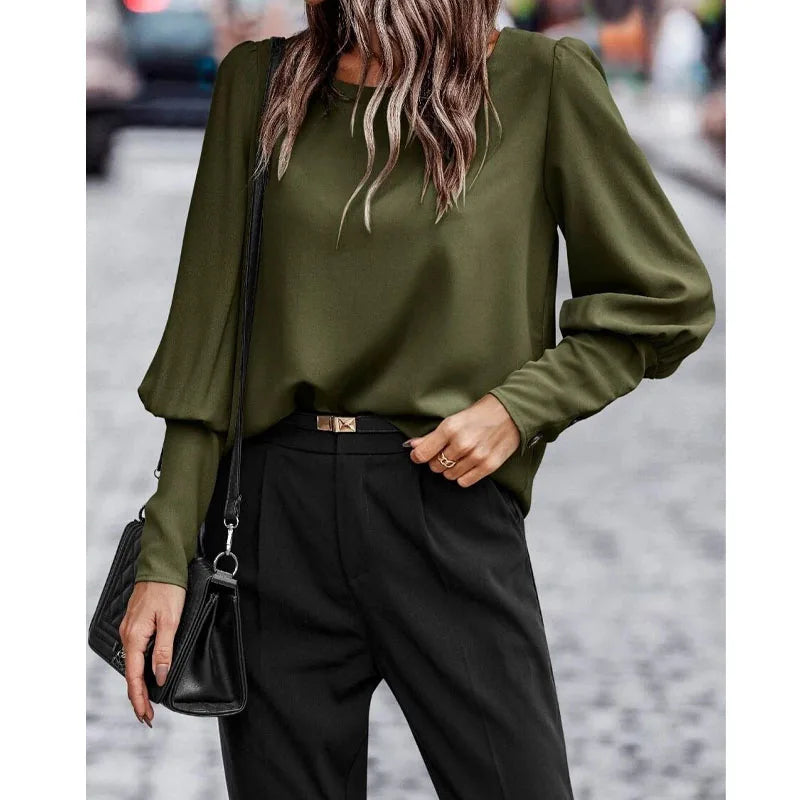 Talent Casual Solid Color Shirt