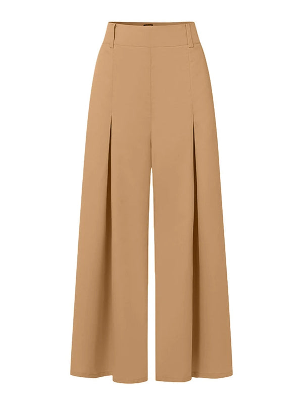 Plus Size Elegant Wide Leg Pants