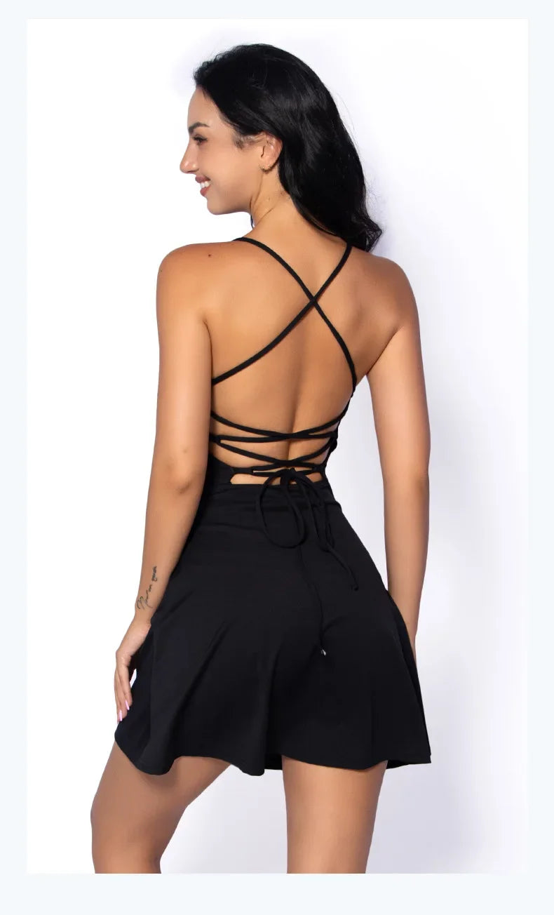 Sleeveless Athletic Skirt with Pockets | Summer Sportswear