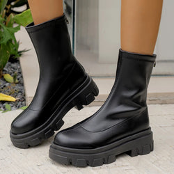 Trend Fashion New Platform Winter Boots Waterproof Non-slip Shoes