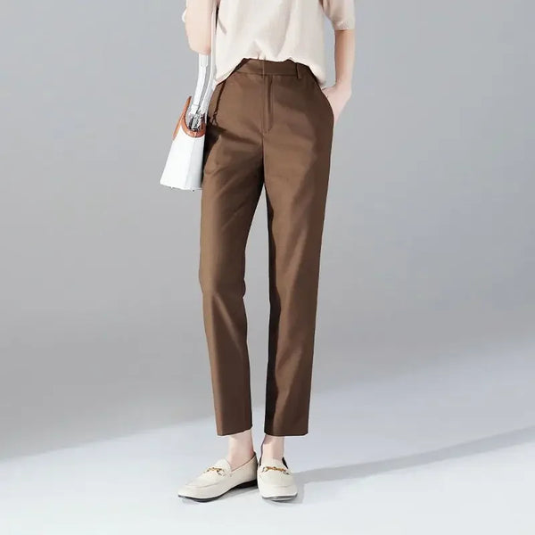 Spring Autumn Pencil Trousers Trouser Suits Vintage
