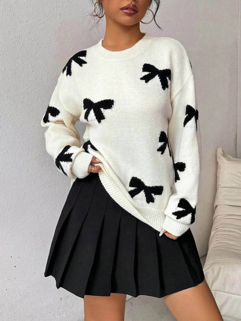 Sweater Lazy and sweet style Elegant