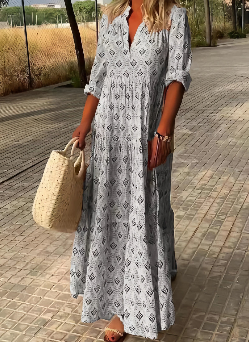 Plus Size Loose and fashionable printed temperament