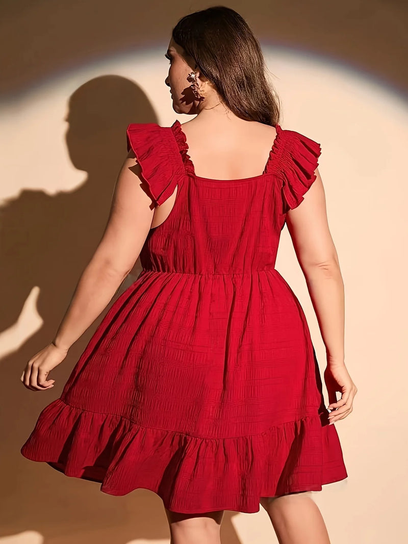 Plus Size Elegant Dress Casual Vacation