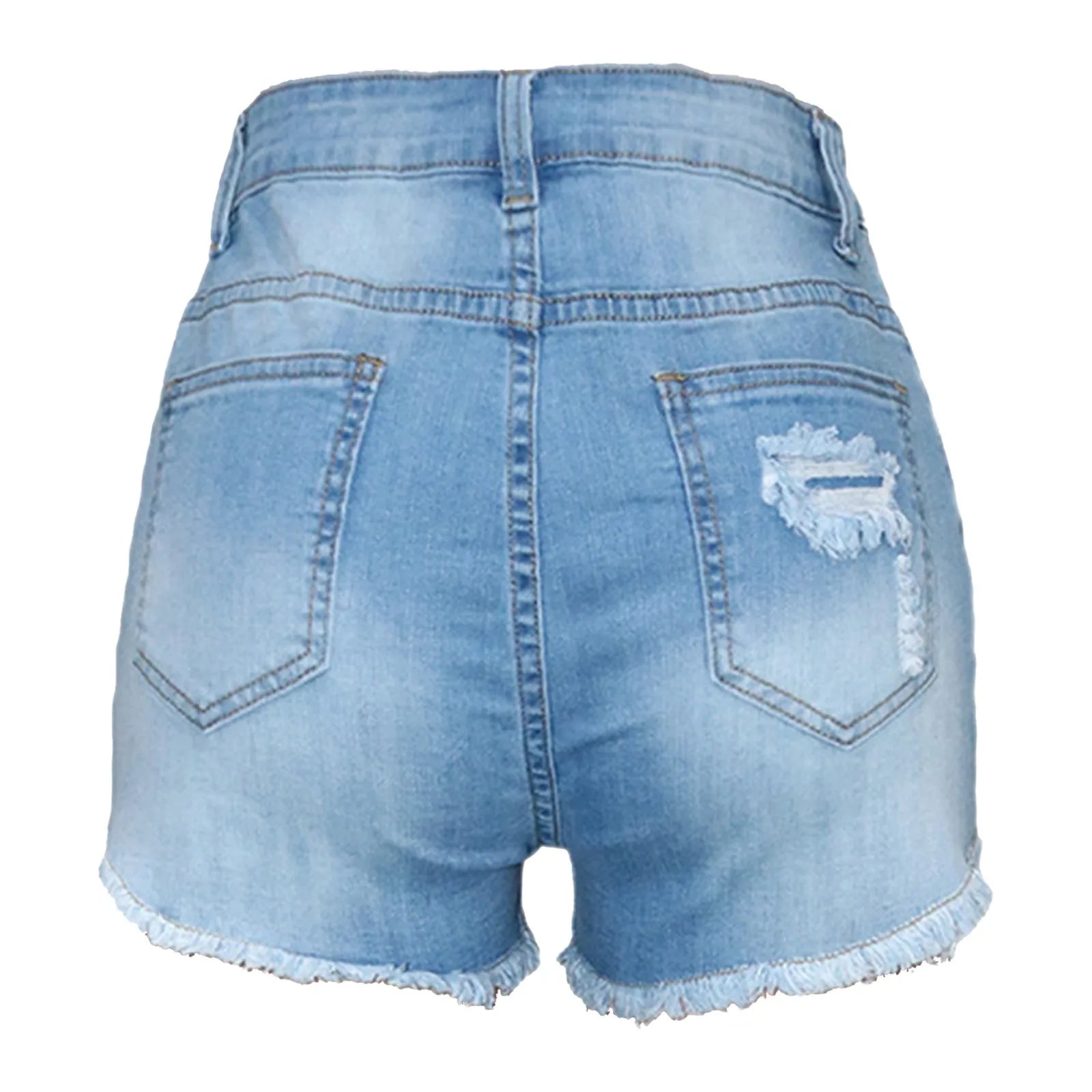 Jean-shorts-summer-bottom - Women's Fashion - View 3