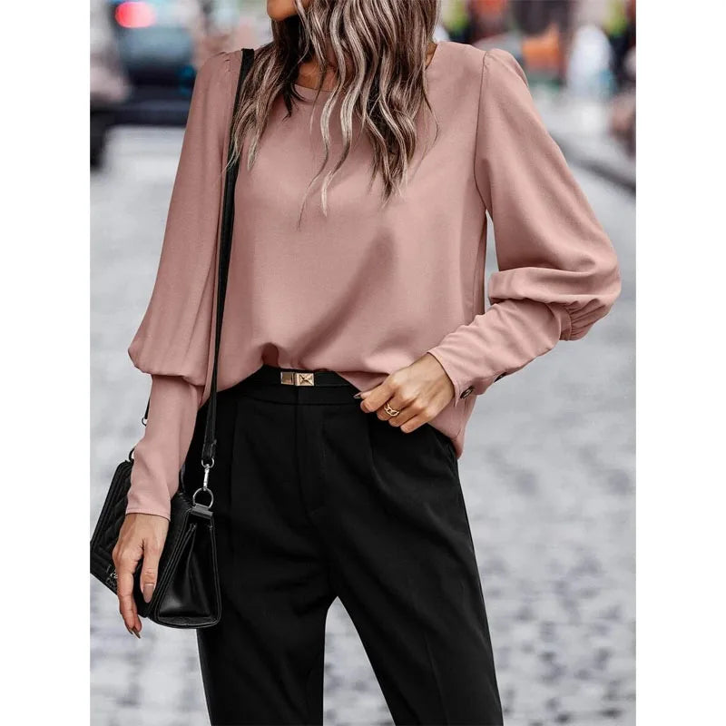 Talent Casual Solid Color Shirt