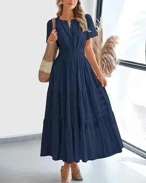  how to make pleated maxi dress