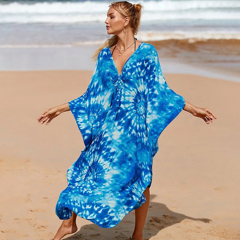 Dress Plus Size Oversized Long Beach Dress