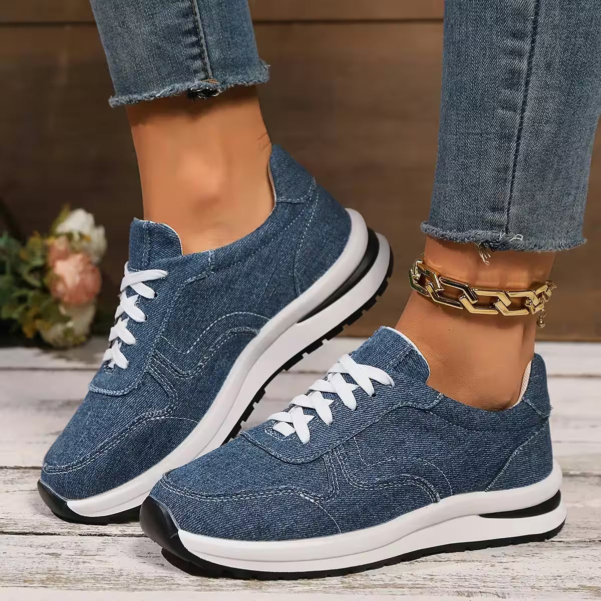 Plus Size 43 Comfortable Casual Female Sneakers - Additional View 8