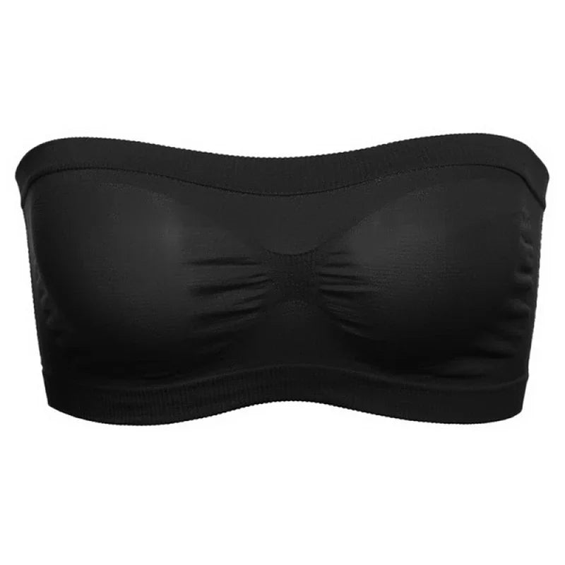 Sexy Strapless Crop Top Bra Bandeau Boob Tube