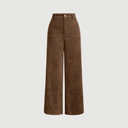 Pants All Season Casual Retro Vintage Pocket