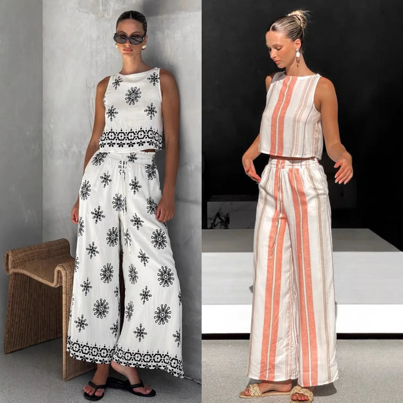 Set Casual Printed Street Style