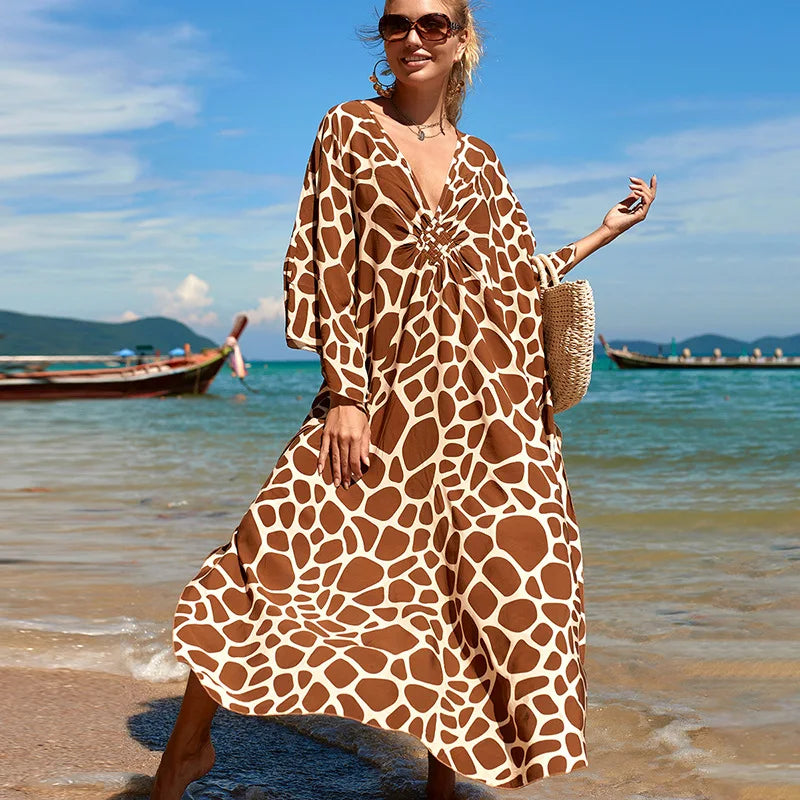 Dress Plus Size Oversized Long Beach Dress