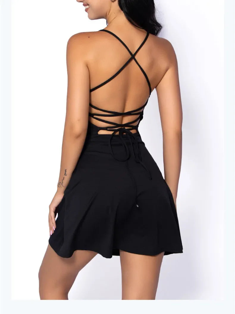 Sleeveless Athletic Skirt with Pockets | Summer Sportswear