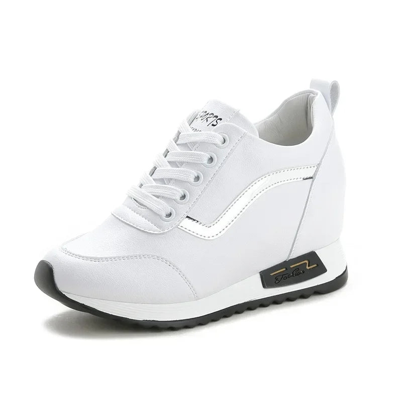 Shoes Style White Autumn New Wedges Casual Sneakers