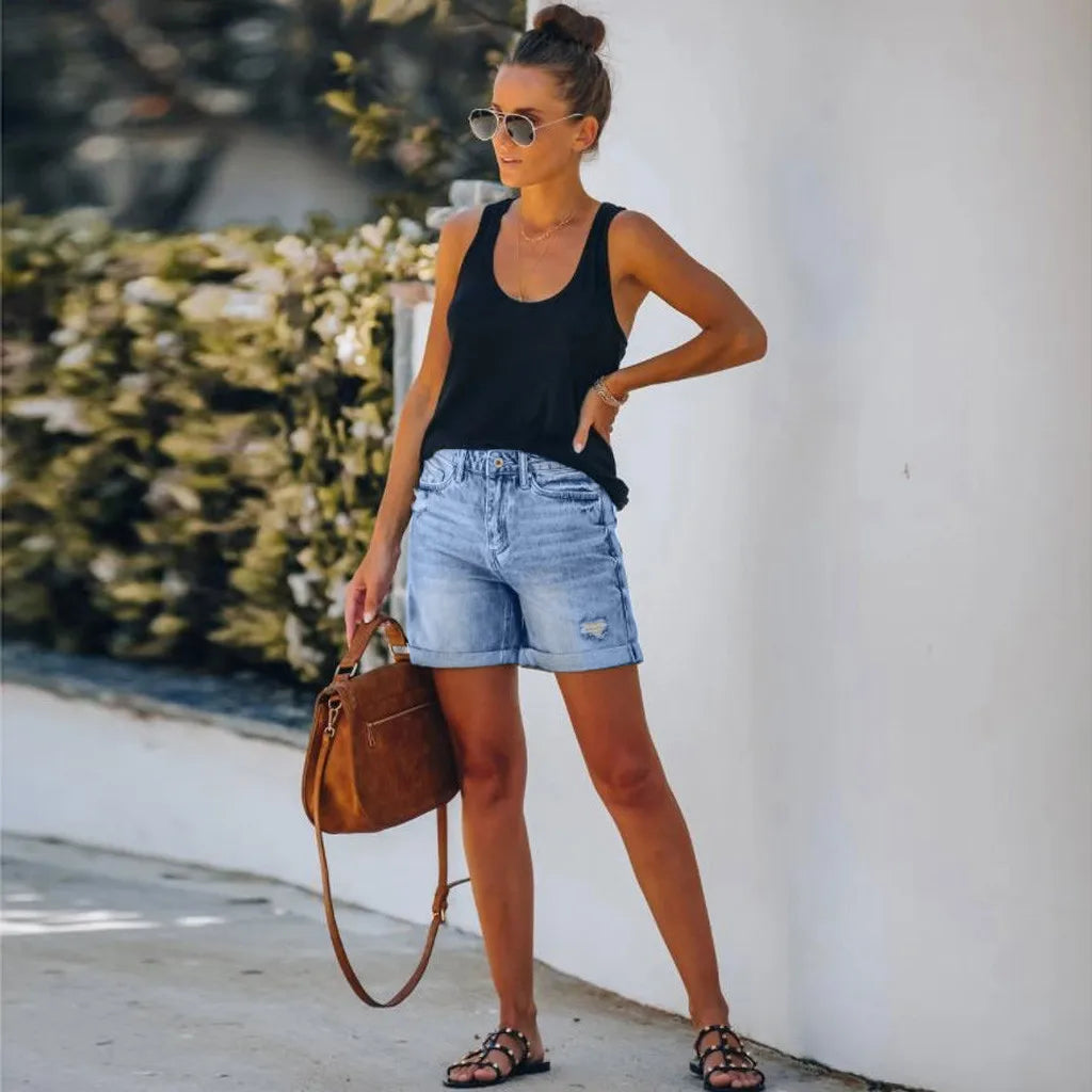 Pantalones cortos vaqueros de verano 
