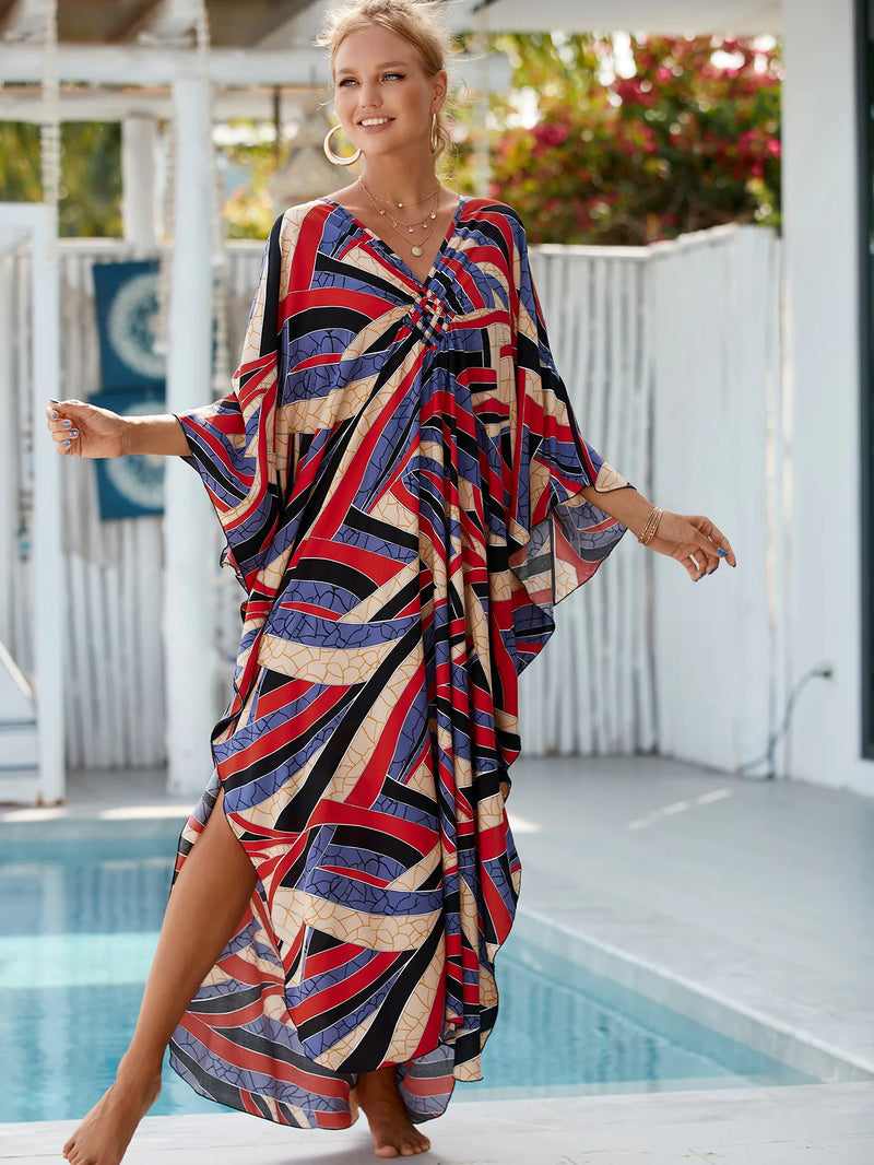 Dress Plus Size Oversized Long Beach Dress