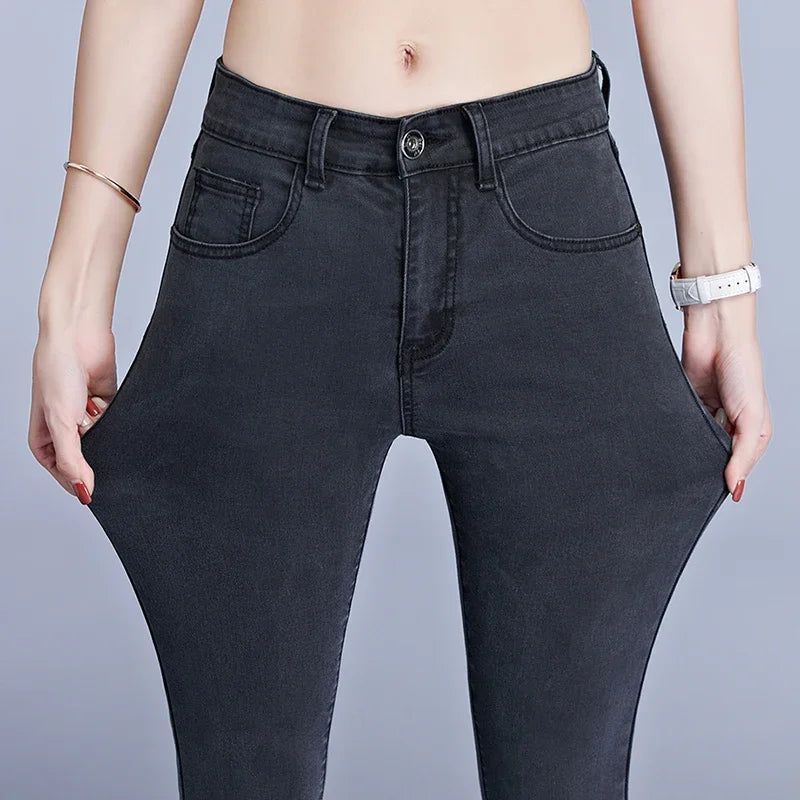 Jeans High Elastic Stretch  Skinny