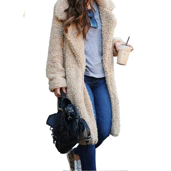 Warm Ladies Fur Jacket Female Outwear Plush