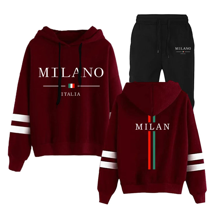 Tracksuit Hooded Sweatshirts Casual Sports