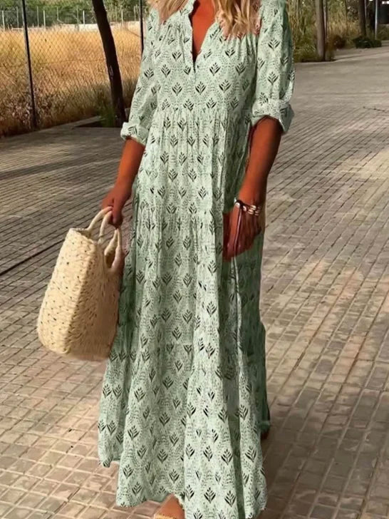 Plus Size Loose and fashionable printed temperament