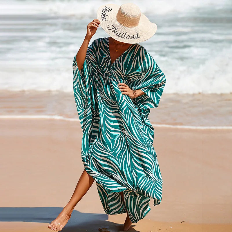 Dress Plus Size Oversized Long Beach Dress