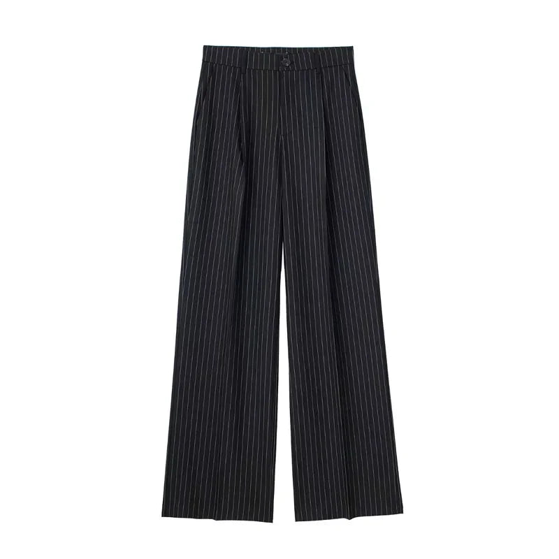 Formal Pants Office Wear Striped