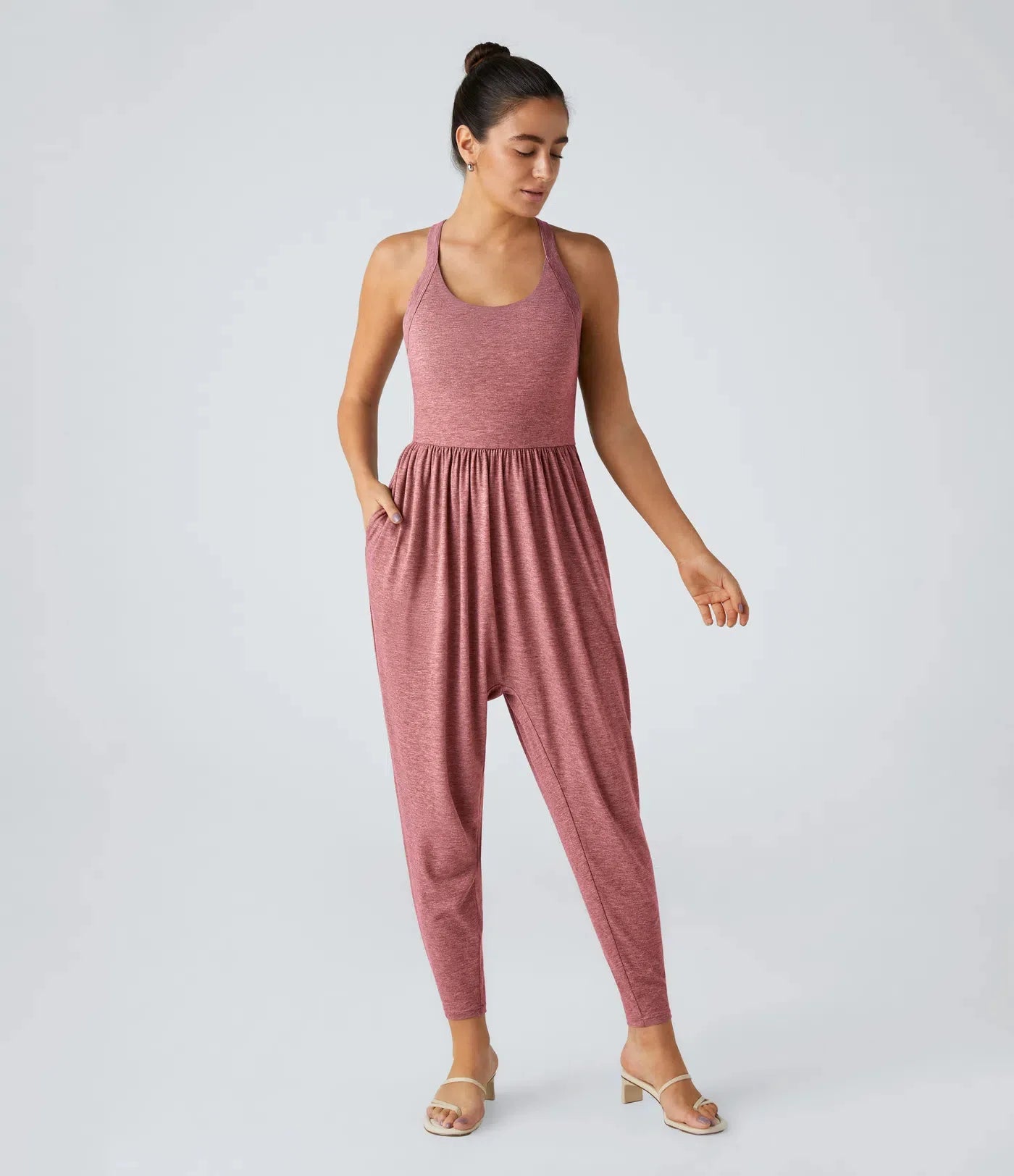 Elegant High Waist Romper for Casual Chic Style