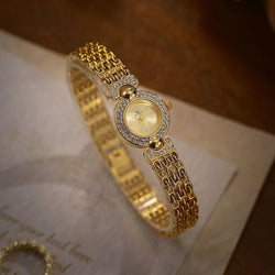 Wristwatch Luxury Vintage Gold Watch Retro