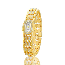 Watches  Luxury Diamond Quartz Gold Bracelet