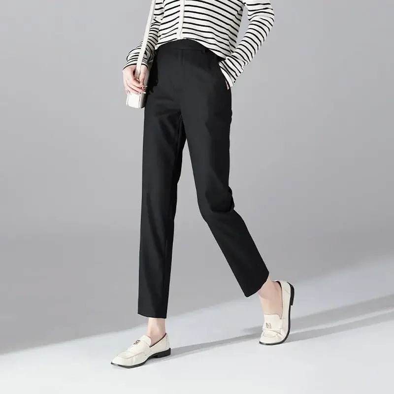 Spring Autumn Pencil Trousers Trouser Suits Vintage