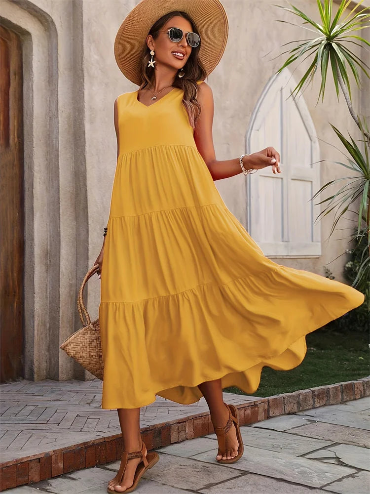Casual Brand Holiday Beach Long Dresses
