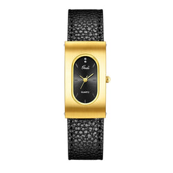 Fashion Gedi Top Brand Quartz Luxury Clock Rectangle