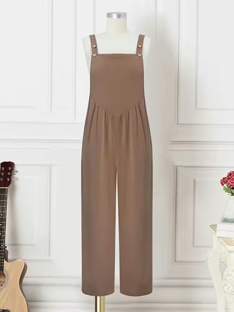 Plus Size Jumpsuit Fashion Cargo Overalls Holiday - Additional View 7