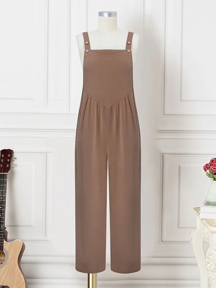 Plus Size Jumpsuit Fashion Cargo Overalls Holiday
