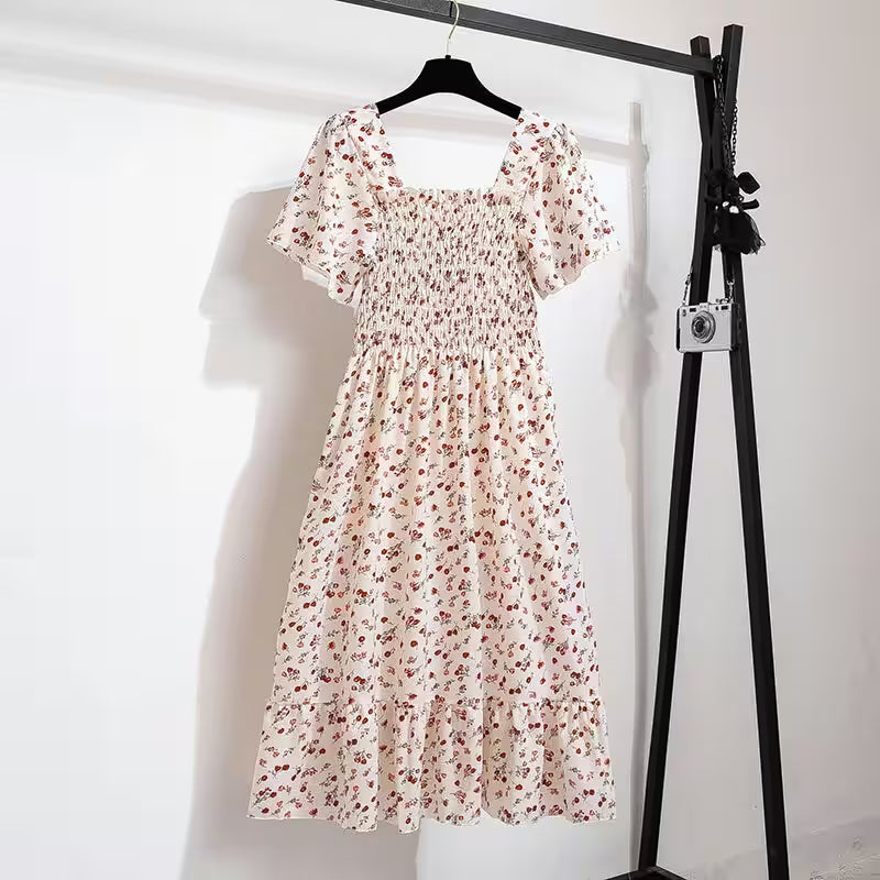 Spring Summer Chiffon Dress Midi Dresses - Additional View 7