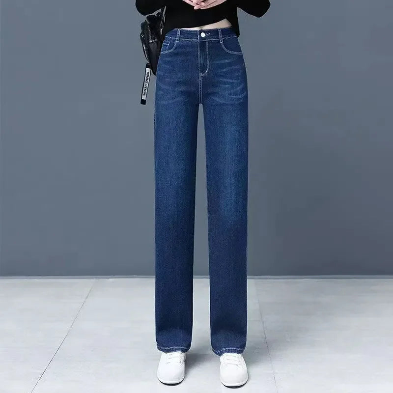Straight Jeans Fashion High - Additional View 2