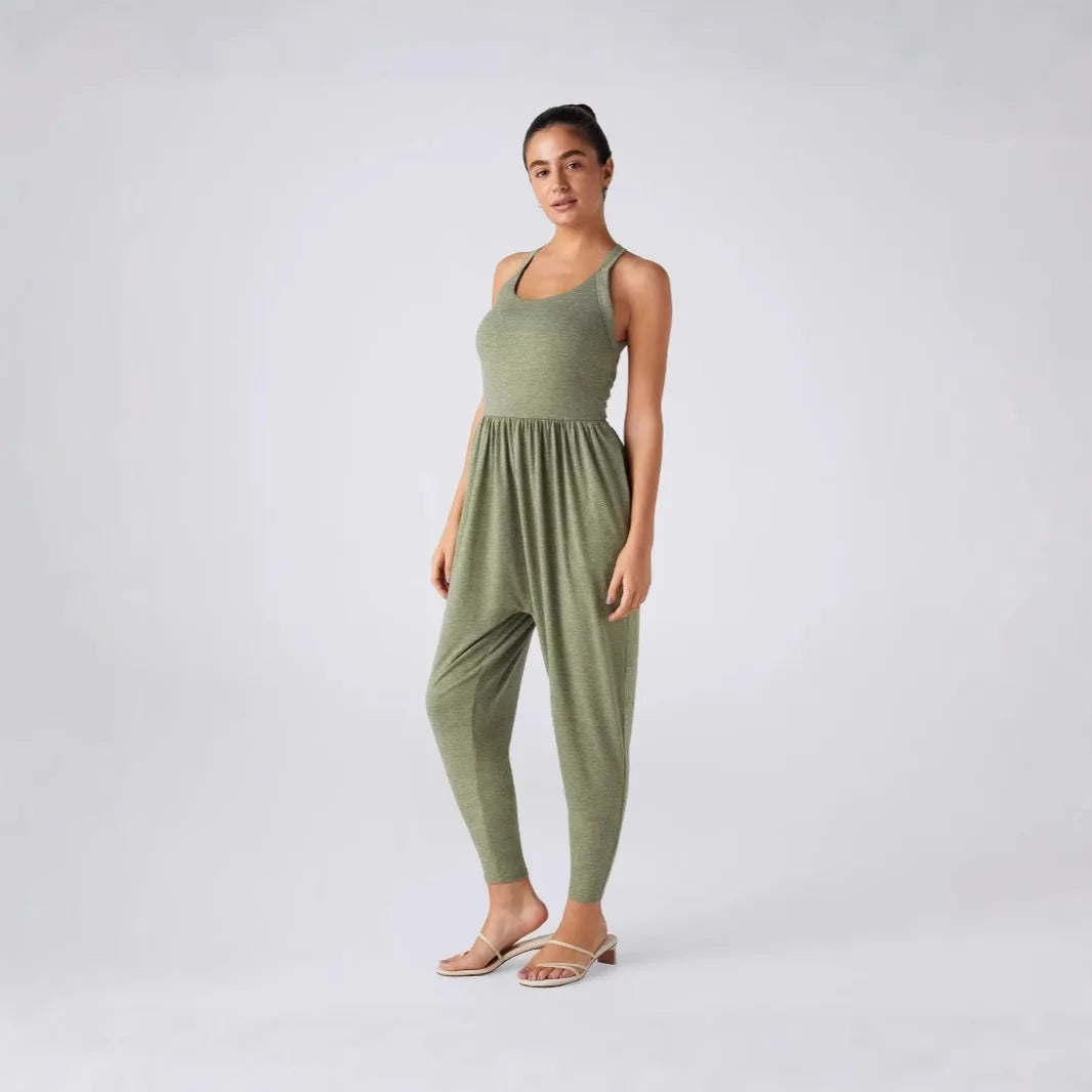 Elegant High Waist Romper for Casual Chic Style