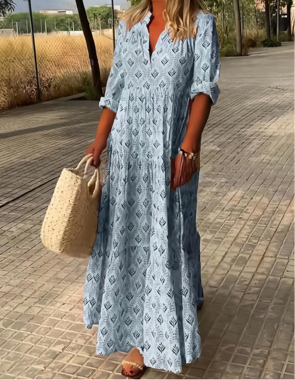 Plus Size Loose and fashionable printed temperament