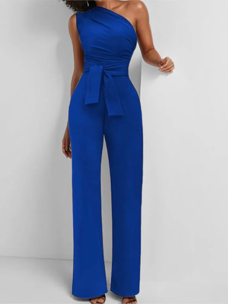 Jumpsuit Fashion Slim Elegant Straight Leg Spring