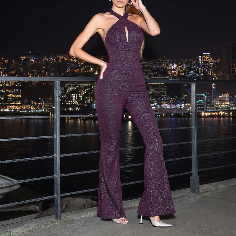 Jumpsuits All Season Elegant Slim